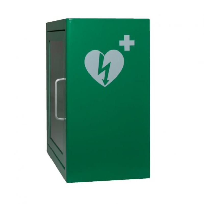 ARKY-AED-green-indoor-cabinet-with-ILCOR-AED-logo-Side_1000-610x610-1